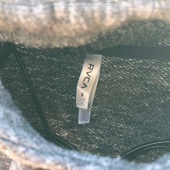 RVCA Navy Hoodie Sz Small - Picture 4 of 4